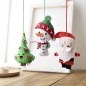 Kit di cucito Avenue Mandarine Mini Couz'IN, 6 decorazioni di Natale in feltro - KC062C Kit di cucito Avenue Mandarine Mini Couz'IN, 6 decorazioni di Natale in feltro - KC062C