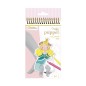 Blocco marionette da dita da colorare Avenue Mandarine Graffy Puppet Principe e principessa, 24 sagome - GY008O