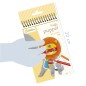 Blocco marionette da dita da colorare Avenue Mandarine Graffy Puppet Animali supereroi, 24 sagome - GY010O Blocco marionette da dita da colorare Avenue Mandarine Graffy Puppet Animali supereroi, 24 sagome - GY010O