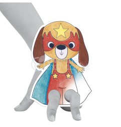 Graffy Puppet Animali supereroi Avenue Mandarine