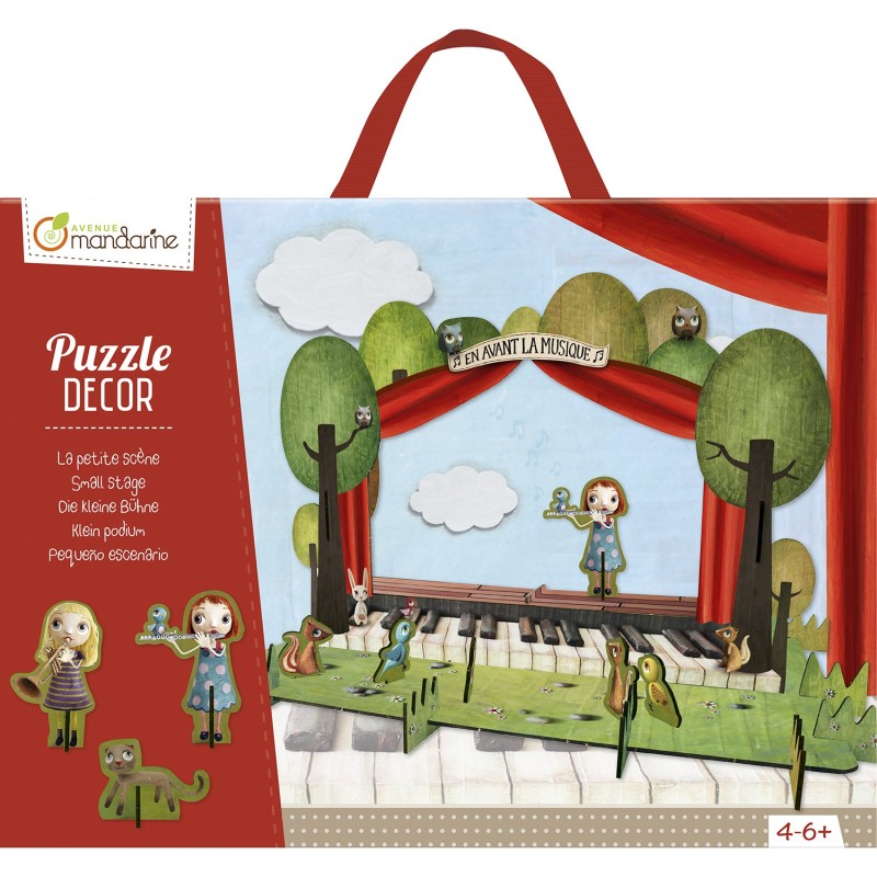 Puzzle Decor 3D Avenue Mandarine, Il palcoscenico, scena da comporre e montare - CO117O Puzzle Decor 3D Avenue Mandarine, Il palcoscenico, scena da comporre e montare - CO117O
