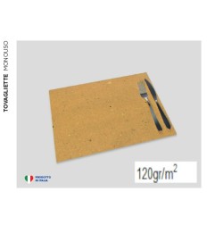 Brefiocart tovagliette in carta 30x40 cm giallo