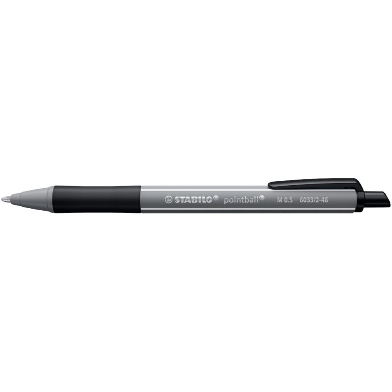Stabilo Pointball Colorful penna sfera nera 10 pz 6033/2-46 Stabilo Pointball Colorful penna sfera nera 10 pz 6033/2-46