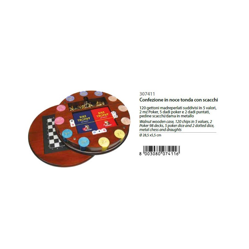 MODIANO GIOCHI SCATOLA NOCE 307411 MODIANO GIOCHI SCATOLA NOCE 307411