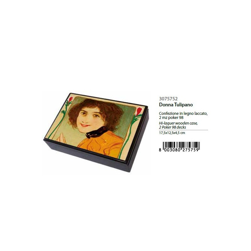 MODIANO SCATOLA LEGNO RAMINO DONNA TULIPANO 3075752 MODIANO SCATOLA LEGNO RAMINO DONNA TULIPANO 3075752