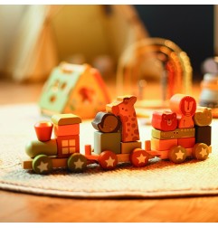 COLOROSA GIFT GIOCO IN LEGNO ANIMALS TRAIN 18m+ 364003