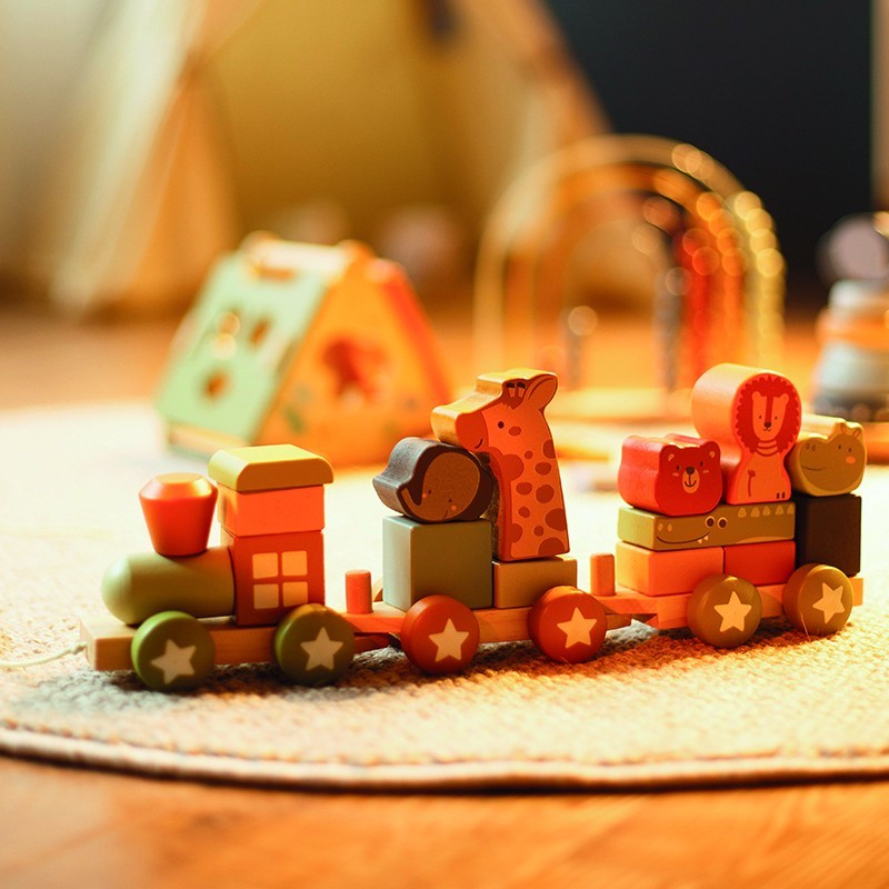 COLOROSA GIFT GIOCO IN LEGNO ANIMALS TRAIN 18m+ 364003 COLOROSA GIFT GIOCO IN LEGNO ANIMALS TRAIN 18m+ 364003