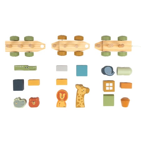 COLOROSA GIFT GIOCO IN LEGNO ANIMALS TRAIN 18m+ 364003
