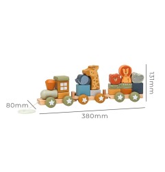COLOROSA GIFT GIOCO IN LEGNO ANIMALS TRAIN 18m+ 364003