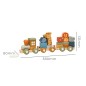COLOROSA GIFT GIOCO IN LEGNO ANIMALS TRAIN 18m+ 364003 COLOROSA GIFT GIOCO IN LEGNO ANIMALS TRAIN 18m+ 364003