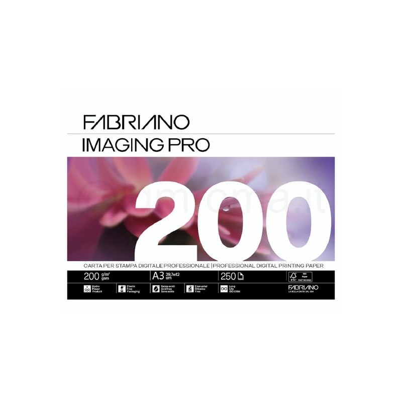 FABRIANO IMAGING PRO A3 200gr Risma di 250 fogli PPL 50529742 FABRIANO IMAGING PRO A3 200gr Risma di 250 fogli PPL 50529742