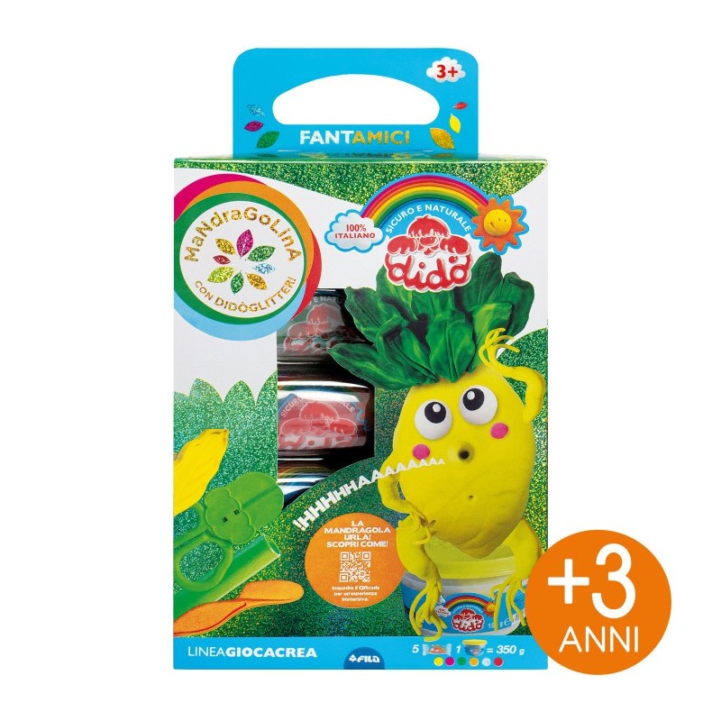 Didò Giocacrea Fantamici Mandragolina pasta modellabile kit F362300 Didò Giocacrea Fantamici Mandragolina pasta modellabile kit F362300