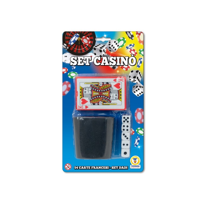 TEOREMA BICCHIERE IN PELLE CON DADI POCKER E CARTE 80308 TEOREMA BICCHIERE IN PELLE CON DADI POCKER E CARTE 80308