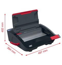 ACCO GBC CombBind CB20 rilegatrice manuale a dorsi spirale plastici A4 e A5 perfora 20 fogli rilega fino a 240 fogli 4410062