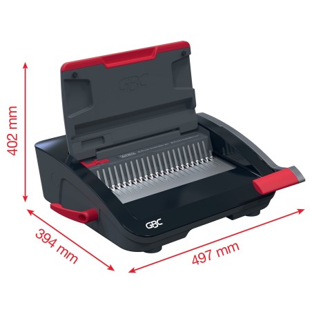 ACCO GBC CombBind CB20 rilegatrice manuale a dorsi spirale plastici A4 e A5 perfora 20 fogli rilega fino a 240 fogli 4410062
