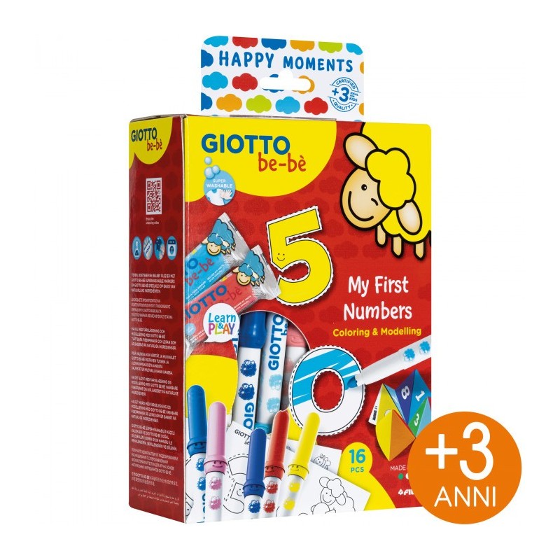 Giotto Be-Bè Happy Moments My First Numbers F478600 Giotto Be-Bè Happy Moments My First Numbers F478600