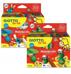 Giotto Be Bè Model & Color set creativo con pasta modellabile e colori F472200
