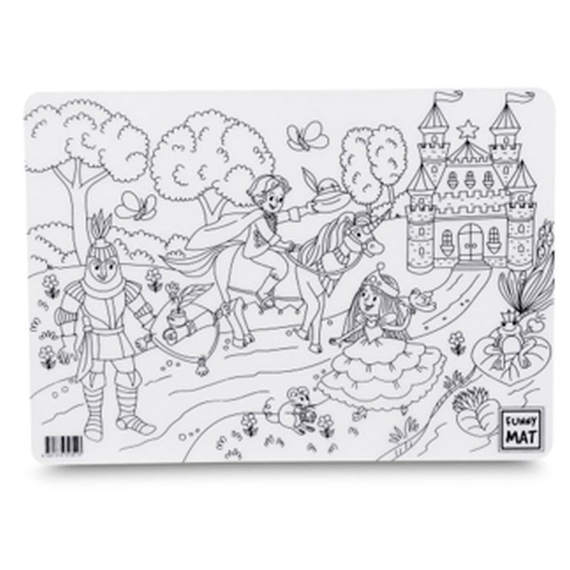 Strigo Funny Mat tovaglietta da colorare trasparente 25×35 cm tema principessa SFU1351 Strigo Funny Mat tovaglietta da colorare trasparente 25×35 cm tema principessa SFU1351