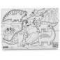 Strigo Funny Mat tovaglietta da colorare 25×35 cm tema dinosauri 1350 Strigo Funny Mat tovaglietta da colorare 25×35 cm tema dinosauri 1350
