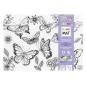 Strigo Funny Mat tovaglietta da colorare 25×35 cm tema farfalle 1063 Strigo Funny Mat tovaglietta da colorare 25×35 cm tema farfalle 1063