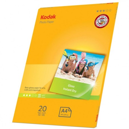 KODAK - CARTA FOTOGRAFICA GLOSS A4 180gr 20 FOGLI 5740-512