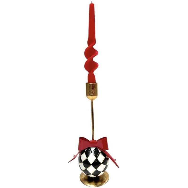 ELEGANT P. CAND MET BIAN/NERO FIOCCO 18CM H205 ELEGANT P. CAND MET BIAN/NERO FIOCCO 18CM H205