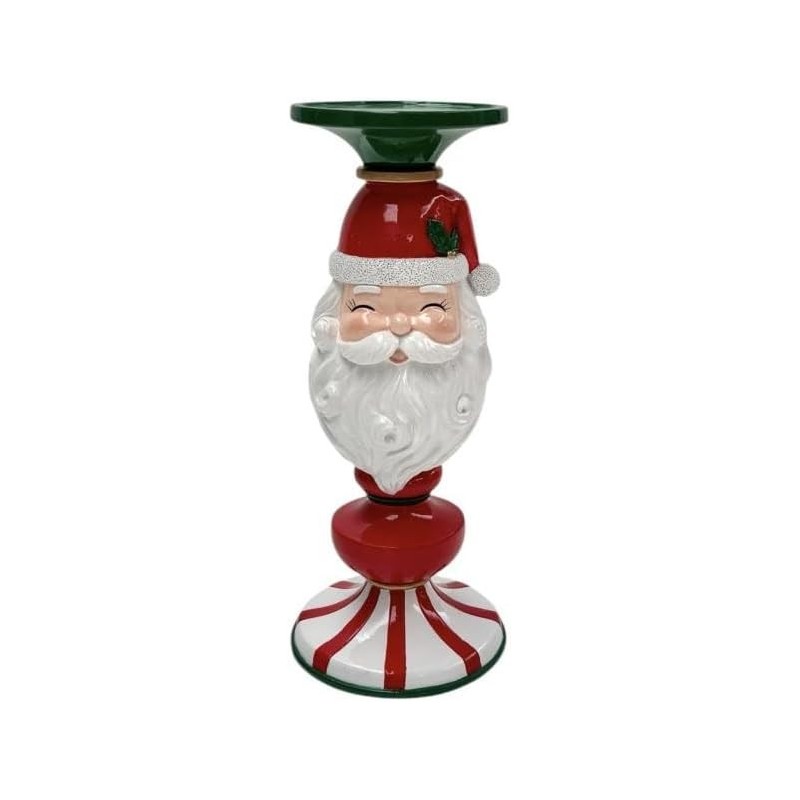 PORTA CANDELA BABBO NATALE 25H H150 PORTA CANDELA BABBO NATALE 25H H150