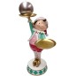 DELICIUS ELFO CON 2 CANDELE 33H DUE BOLOGNA 8CM H234