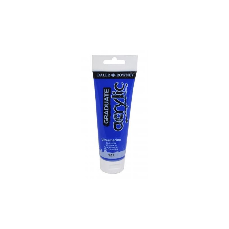 Daler-Rowney Graduate colore acrilico Blu cobalto oltremare 120 ml D123120123