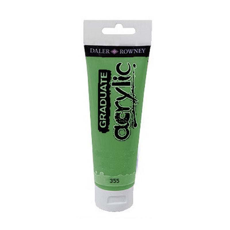 Daler-Rowney Graduate colore acrilico Verde foglia 120 ml D123120355