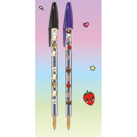 BIC Cristal Kawaii Food penna a sfera 20 pezzi