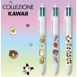 BIC 4 Colours Kawaii Food penna a sfera a scatto 4 colori punta 1,0 mm fusti decorati – confezione 3 pezzi 301998 BIC 4 Colours Kawaii Food penna a sfera a scatto 4 colori punta 1,0 mm fusti decorati – confezione 3 pezzi 301998