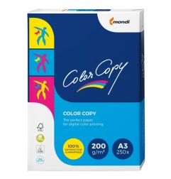 MONDI COLOR COPY 250 fogli Carta per fotocopie colore bianco A3 200gr 40002128