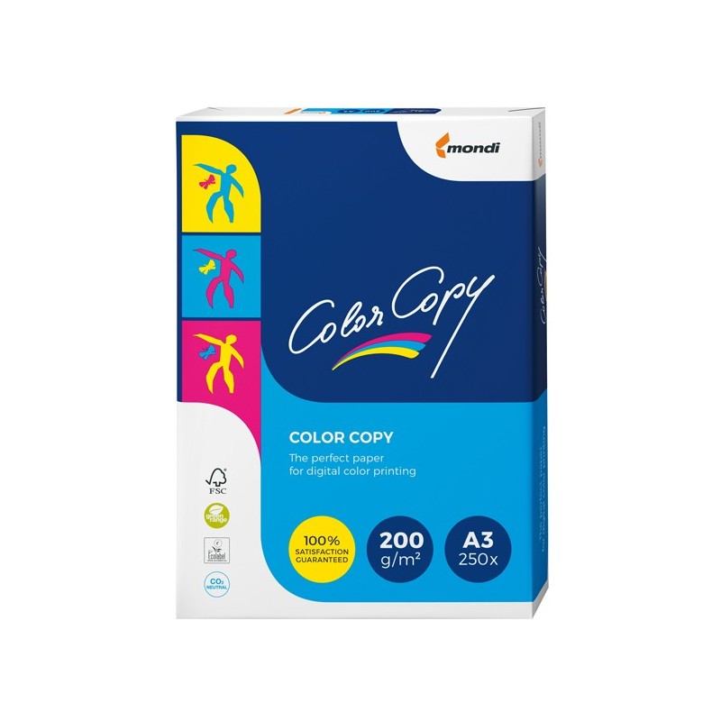 MONDI COLOR COPY 250 fogli Carta per fotocopie colore bianco A3 200gr 40002128 MONDI COLOR COPY 250 fogli Carta per fotocopie colore bianco A3 200gr 40002128