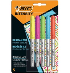 BIC Intensity marcatori permanenti 5 colori