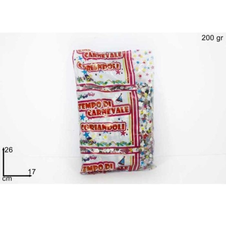 CARNEVALE CORIANDOLI BUSTA 200GR.
