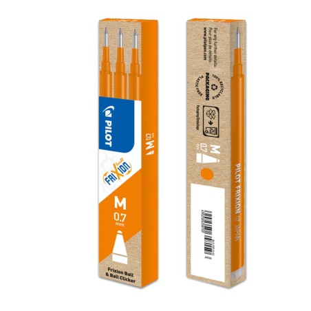 Pilot FriXion Ball refill 0,7 mm arancio