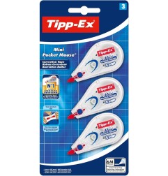 Tipp-Ex Mini Pocket Mouse correttore a nastro 3 pezzi