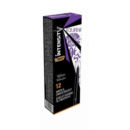 BIC Intensity Fine fineliner 0,4 mm viola 12 pezzi