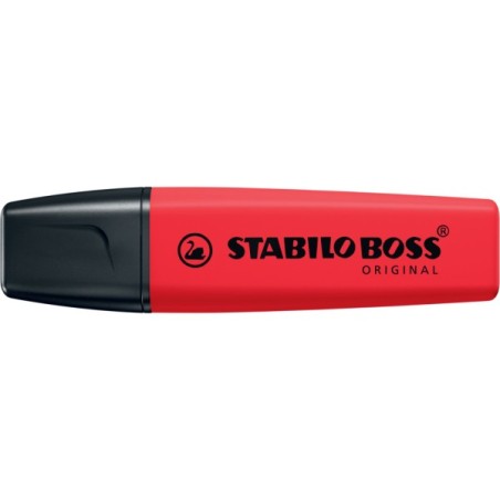 STABILO BOSS ORIGINAL evidenziatore scalpello 2-5 mm rosso