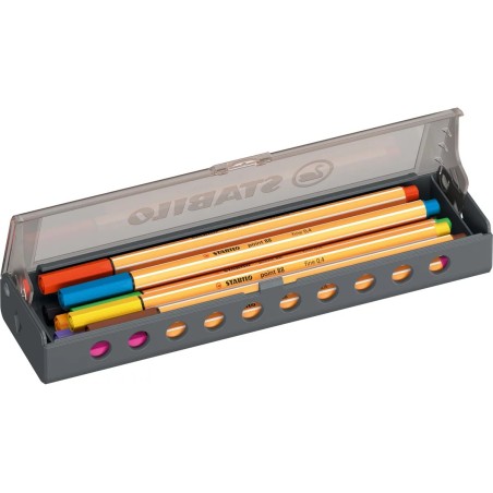Scatola 10 pezzi Pennarelli Stabilo Point 88 8810-5