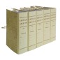 Brefiocart faldone d'archivio con lacci in juta dorso 8 cm Brefiocart faldone d'archivio con lacci in juta dorso 8 cm