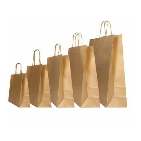 SHOPPER CARTA 45+15x49 ORO Ritorta -50pz ref.122