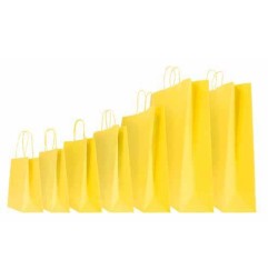 SHOPPER CARTA 36+12x41 GIALLO Ritorta -25pz 310003088AB25