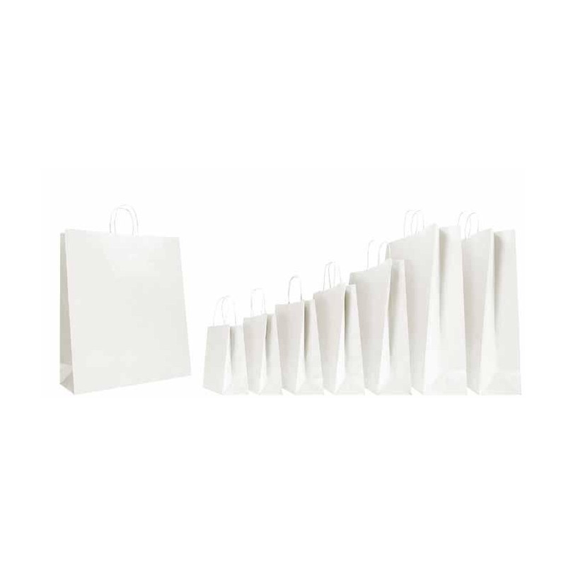 SHOPPER CARTA 26+11x35 BIANCO Ritorta -25pz 310000503CB25 SHOPPER CARTA 26+11x35 BIANCO Ritorta -25pz 310000503CB25