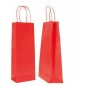 SHOPPER CARTA 14+9x38 ROSSO Ritorta -20pz 310003193AB20 (x bottiglie)