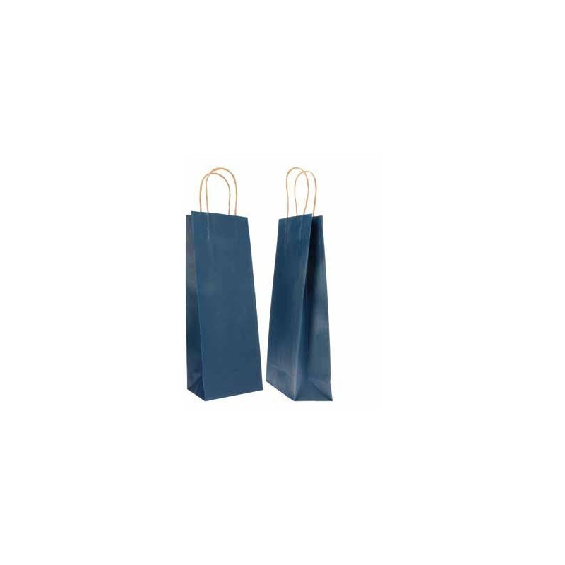 SHOPPER CARTA 14+9x38 BLU NOTTE Ritorta -20pz 310002995BB20(x bottiglie)