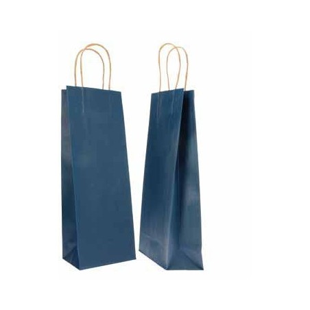 SHOPPER CARTA 14+9x38 BLU NOTTE Ritorta -20pz 310002995BB20(x bottiglie)
