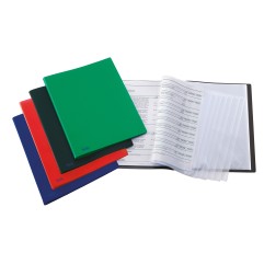 Portalistini soft Sviluppo A4 Favorit colore nero 60 bustine antiriflesso 460296