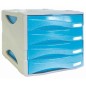 Arda cassettiera Smile 4 cassetti azzurro TR15P4PBL Arda cassettiera Smile 4 cassetti azzurro TR15P4PBL